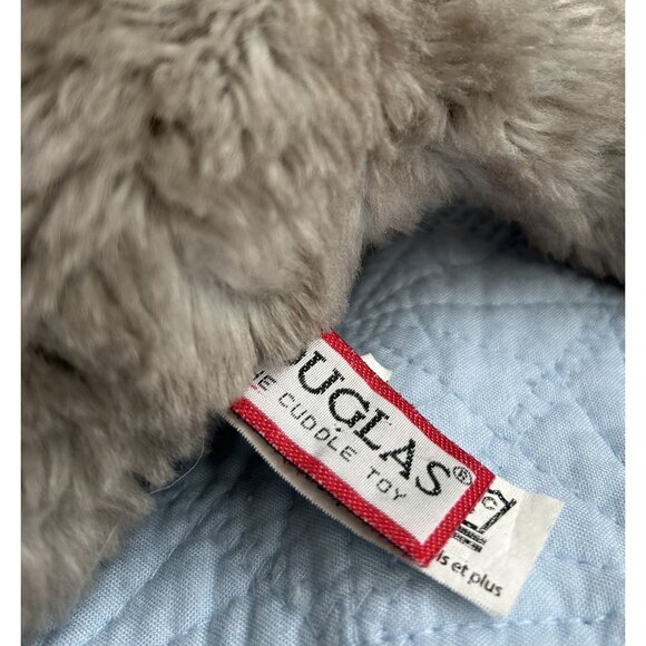 Douglas Cuddle Toys 2021 Gray Plush Cat With Blue Eyes 13" Soft Stuffed Animal - Picture 4 of 5